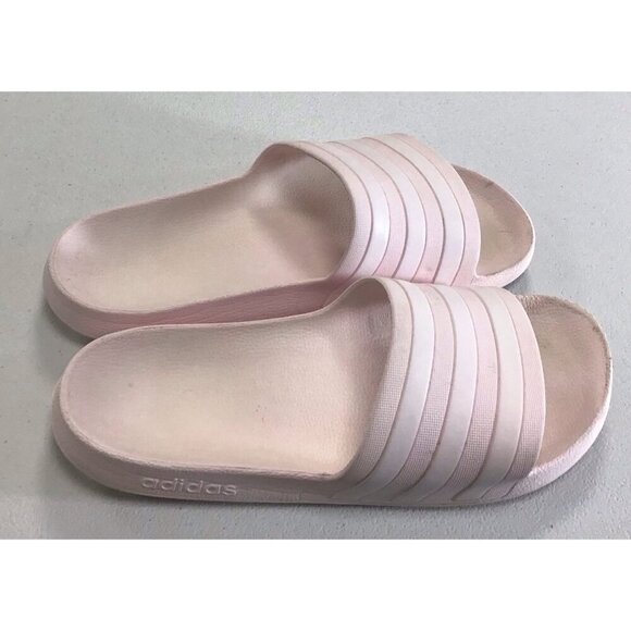 Adidas Women's Adilette Aqua Slide Sandals - Pink 💕 - Picture 4 of 5